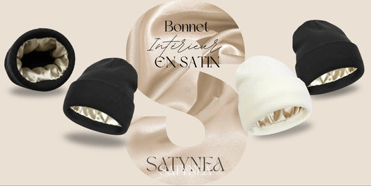 Photo bonnet satin SATYNEA pour article sur les soins capillaires