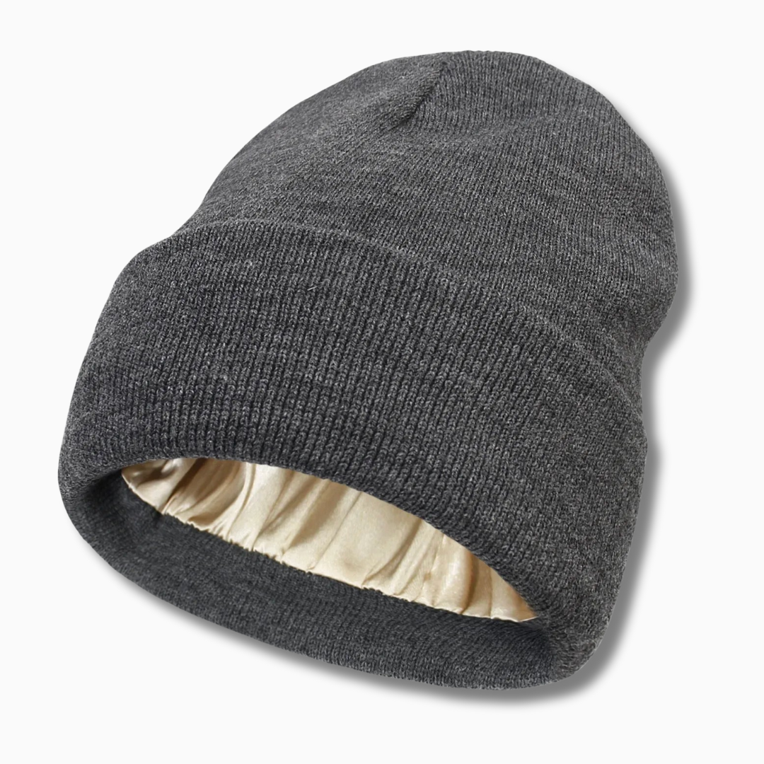 Bonnet satin SATYNEA pour protéger les cheveux en hiver