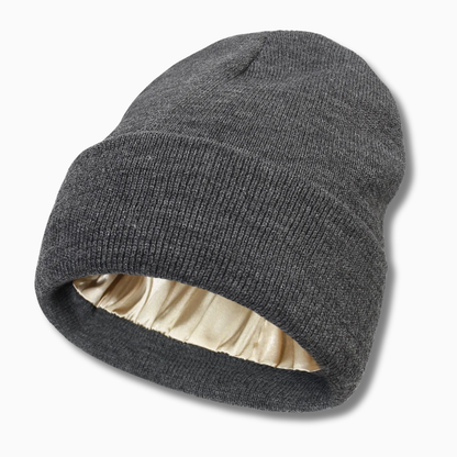 Bonnet satin SATYNEA pour protéger les cheveux en hiver