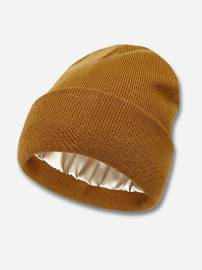 Bonnet satin SATYNEA pour protéger les cheveux en hiver